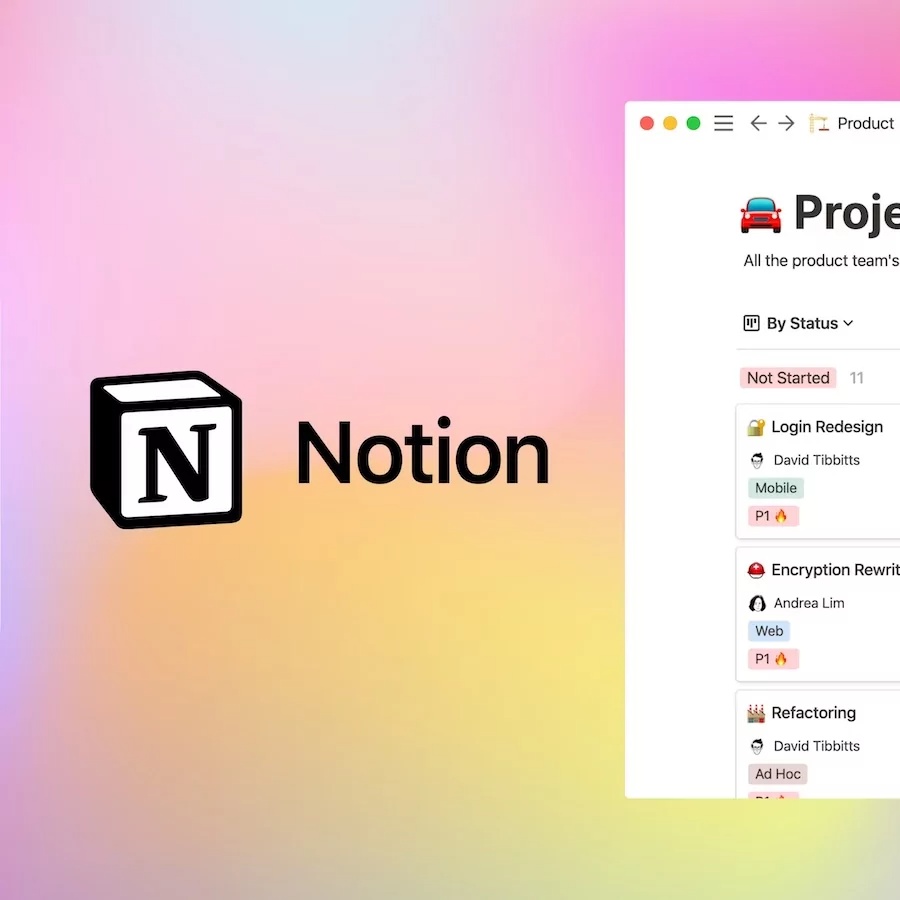 Notion-система для управления проектами и продуктом